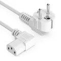 1m Stromkabel Kaltgerätekabel Netzkabel Kaltgeräte Strom Kabel C13 PC Computer