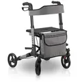 Juskys Rollator, Grau, Metall, 63x80x68 cm, Freizeit, Wellness
