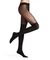 FALKE Damen Strumpfhose Overknee 25 DEN W Ti weiches Material einfarbig 1 Stück, Schwarz Black 3009, L