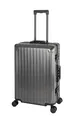 Tokyo Aluminium Reise Koffer Trolley M - 4 Rollen Alu Hartschale 66x42x26cm 66L