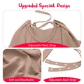 Stilltuch 76x110cm Khaki Baumwolle Atmungsaktiv Cozary Stillschürze