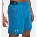 Under Armour® Laufshorts UA VANISH WOVEN 6IN SHORTS OBSIDIAN/GREEN ABYSS/HTR/BLACK kurz | M