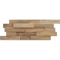 Wandverkleidung Teak Fsc, Braun, Holz, Teakholz, Holz, 20x2x50 cm, Fsc, Tapeten & Wandverkleidungen, Wandverkleidung