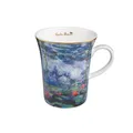 Claude Monet Becher, Künstlertasse SEEROSE MIT WEIDEN für 400ml Goebel Porzellan