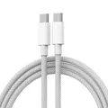 1M USB Typ-C zu Typ-C Schnellladekabel PD 60W für iOS, Android