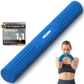 NEOLYMP Handtrainer Unterarmtrainer – Griffkraft & Rehabilitation – Therapy Bar aus Silikon, rutschfest & langlebig – Hand Trainingsgerät inkl. Tragetasche (Handtrainer | Blau | 11,3 kg)
