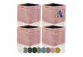 Lycce Regalkorb Lycce Kallax Boxen Cord, faltbare Aufbewahrungsboxen 33x33xH31cm (4 St)
