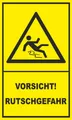Hermann Schütz Hinweisschild Vorsicht Rutschgefahr! 150x250 mm Kunststoff, (1 St)