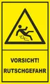 Vorsicht! Rutschgefahr, 150 x 250 mm, Warn-, Hinweis- und Verbotsschild