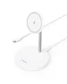 Anker PowerWave 2-in-1 Magnetic Stand Lite, Kabellose Ladestation, Ladegerät mit 150cm USB-C Ladekabel, Kompatibel mit iPhone 16/14/14 Pro/14 Pro Max/13/13 Pro Max/12 and AirPods Pro 2(Ohne Netzteil)