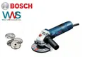 BOSCH GWS 7-115 Winkelschleifer im Karton oder Koffer + 10 Scheiben frei wählbar