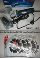 Bosch GWS 7-115 Winkelschleifer + 4x Laser-Turbo BETON Trennscheibe ø 115 mm