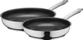 Silit Bratpfannen-Set Calabria 2-teilig 24/28 cm | Induktion | Edelstahl 18/10 | Antihaft | backofengeeignet