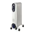 Mobiler Öl Radiator Heizung Ölheizkörper Thermostat Weiß 800 1200 2000W tragbar