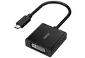 Hama USB-C Stecker auf DVI Adapter Wandler USB-Kabel, USB-C, DVI, 4K Ultra HD USB Typ C zu DVI-D für PC Notebook Monitor Beamer TV etc