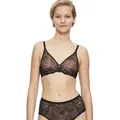 Triumph Bügel-BH Amourette Charm elegante Stretch-Spitze, weich, Cups leicht gefüttert schwarz 90