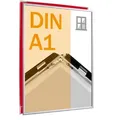 Fenster Klapprahmen A1 silber, Aluminium