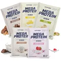 Energybody® Mega Protein Pulver Probierpaket 2-5x25g - Mehrkomponenten Protein mit Casein Whey Mix als Eiweiss Protein Pulver/Proteinpulver Probierpackung/Eiweißpulver Probierset