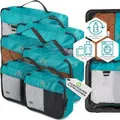 My Travel Bag Kofferorganizer TRAVEL BUDDY Koffer Organizer Set 6tlg. in Petrol (6er Set)