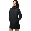 3-in-1-Funktionsparka JACK WOLFSKIN "BAYLIGHT", Damen, Gr. M, schwarz, Obermaterial: 100% Polyester, sportlich, hoch geschlossener Ausschnitt, Langarm mit Druckknopf,verstellbar, Jacken, Winterjacke