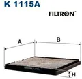 FILTRON K1115A Filter für Innenraumluft Innenraumfilter Filter Innenraum
