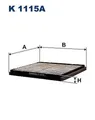 FILTRON K 1115A Filter, Innenluft Für VOLVO