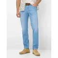 Brax Herren Five-Pocket-Hose Style CADIZ BRIGHT SEA WATER USED, denim hellblau, Gr. 40/36