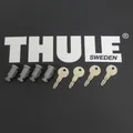 Thule 4x Ersatzschlüssel +Schloß Stahl N094 für Dachträger Boxen Fahrradträger