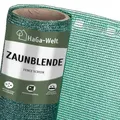 HaGa Zaunblende 0,9m x 10m mit 85% Schattierwirkung in grün – Balkon Sichtschutz & Terrassen Sonnensegel – Hitzeschutz & Sonnenschutz für Pflanzen – Wetterfest & Temperaturbeständig