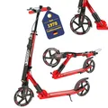 Best Sporting High End Scooter Erwachsene I klappbarer Roller mit Ständer, Handbremse, Klingel und Tragegurt I City-Roller für Erwachsene I Tretroller mit Rollengröße 205 mm