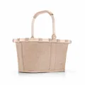 reisenthel carrybag XS, Einkaufskorb, Picknickkorb, Frame Twist Coffee, 5 L
