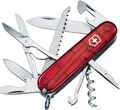 Victorinox Huntsman Taschenmesser 15 Funktionen Rot Transparent Swiss Made
