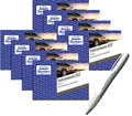 AVERY Zweckform 222 Fahrtenbuch für PKW (A6 quer, 40 Blatt) weiß (10 Stück | mit Kuli)