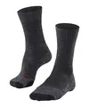 FALKE herr Vandringsstrumpor TK2 Explore M So ull funktionsmaterial tjock anti-blåsor 1 par, Grå Asphalt Melange 3180-O, 39-41