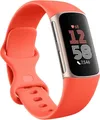 Fitbit Google Charge 6 Coral Aktivitätstracker Smartwatch GPS integriert NEU