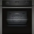 Neff B1ACE2AG3 N50  Einbaubackofen, 59,4 cm breit, 71 L, Kindersicherung, Pizz