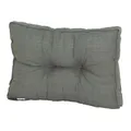 Europaletten-Rückenkissen Auflage Basic grau 50% Baumwolle/Polyester 40x60x12 cm