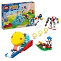 LEGO Sonic the Hedgehog: Sonic’s Campfire Clash Set, Collectible Building Toy with 4 Characters, Gold Rings and a Chaos Emerald, Gifts for Gamers, Boys & Girls Aged 7 Plus 77001