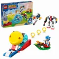 LEGO 77001 Sonic Sonics Showdown am Lagerfeuer, 4 Spielzeugfiguren, 3 Goldringe