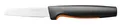 Fiskars Schälmesser, Functional Form, Gerade Klinge, Gesamtlänge: 20 cm, Japanischer Edelstahl/Kunststoff, 1057544, Schwarz / Orange