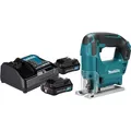 Makita JV 101 DSA Akku Stichsäge 12 V max. 65 mm + 2x Akku 2,0 Ah + Ladegerät (JV101DZ)