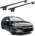 Dachträger für VW Passat Alltrack Kombi B8 2015-2025 100kg Alu Schwarz 2x ABE