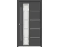 Splendoor Haustür DEMETER Aluminium 1000x2100 mm Anthrazitgrau DIN Links (nach i