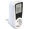 revolt 2er-Set digitale Energiekostenmesser mit XXL-Display, 2 Tarife