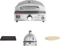 All'Grill Multi-Kulti Set 4 inkl. Pizzabackhaube, Pizzastein und Gussgrillplatte