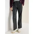 CECIL Schlupfhose Style NEELE im Leder-Look schwarz XXL (46)