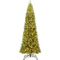 Costway Weihnachtsbaum mit 1030 Lichtern & 2536 Zweigspitzen 360 cm