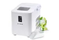 KLAMER Eiswürfelmaschine 11kg/24h, 8 Eiswürfel in 8 Min, 1L Wassertank, 2 Größen, leise Ice Ma…, 120W, 1L Wassertank, Signallampe, mit Eisschaufel, Tragegriff
