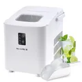 KLAMER Eiswürfelmaschine klein (2025), 8 Eiswürfel in 8 Minuten, 11 kg Eiswür…