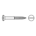 DIN 95 LinsenSenkkopf-Holzschraube 6x20 Messing blank Schlitz, 200 Stück